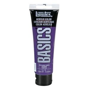 LIQUITEX BASICS ACRYLIC COLOR, 118ML TUBE, DIOXAZINE PURPLE - BRAND NEW